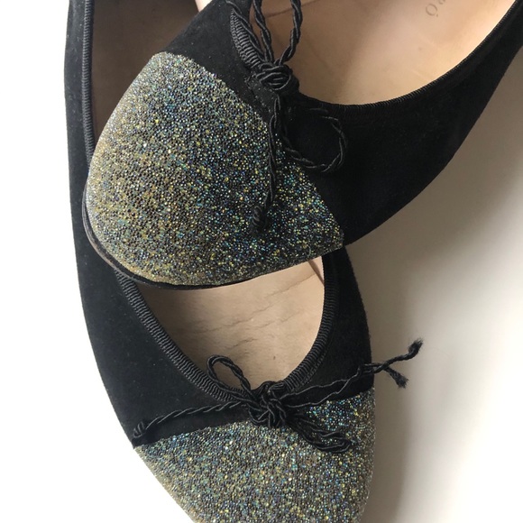 Ballet flats Velvet Glitter Leather Jaime Marasco - Picture 3 of 7